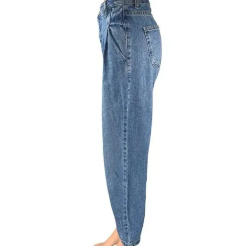 Zara • Carrot Tapered High Waisted Baggy Barrel Jeans - Picture 2 of 5